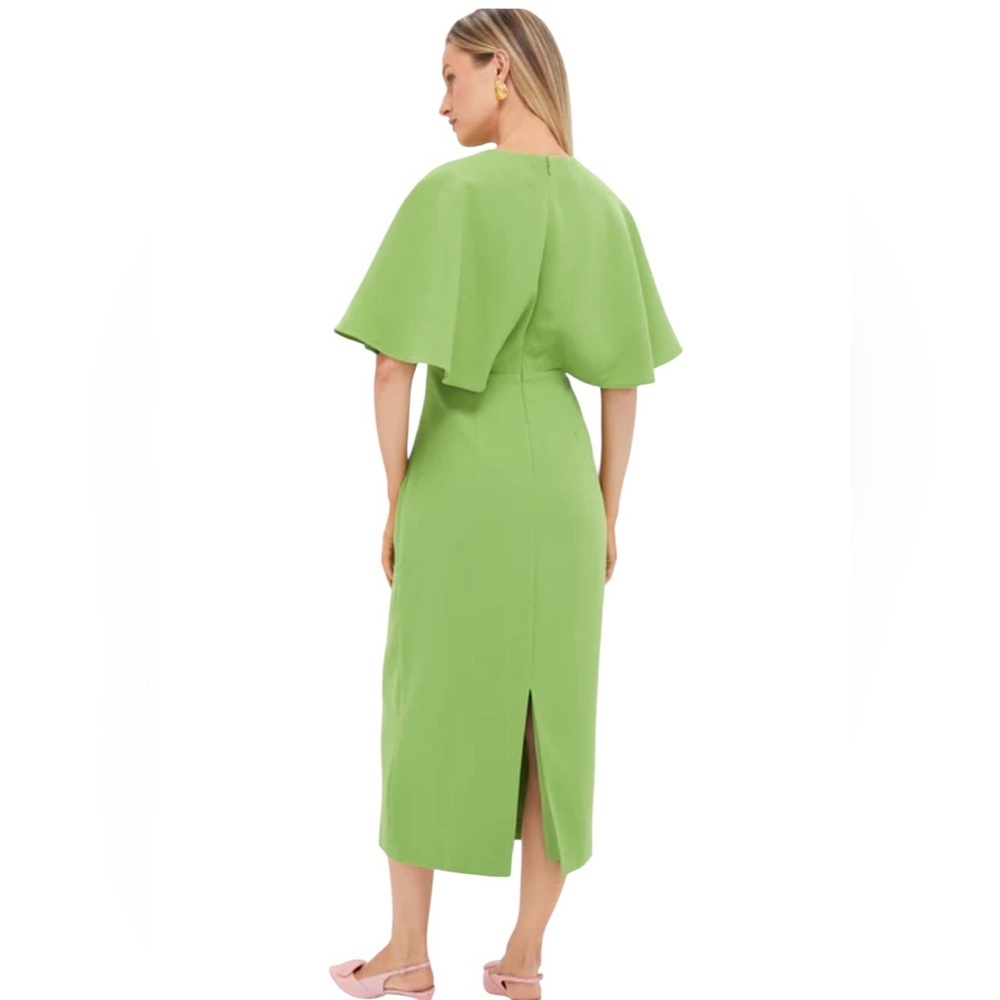 Pomander Place Pistachio Green Cape Lindy Dress Size 2 - Picture 2 of 5